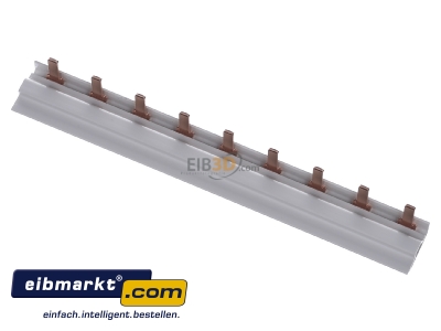 Top rear view ABB Stotz S&J PS 1/9 Phase busbar 1-p 10mm 162mm
