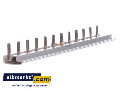 View on the right ABB Stotz S&J PS 1/12 Phase busbar 1-p 10mm 216mm 
