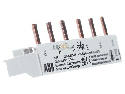 View on the left ABB PS 3/6 Phase busbar 3-p 10mm 108mm 
