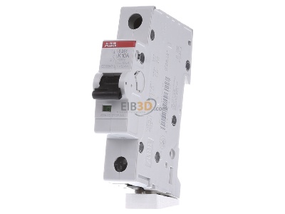 Front view ABB S201-K10 Miniature circuit breaker 1-p K10A 
