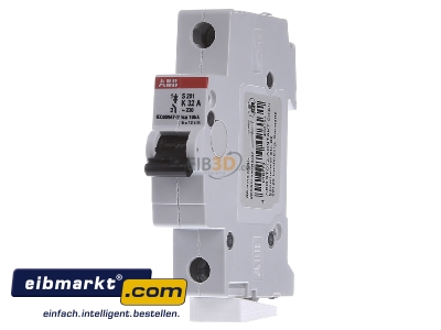 Front view ABB Stotz S&J S201-K32 Miniature circuit breaker 1-p K32A
