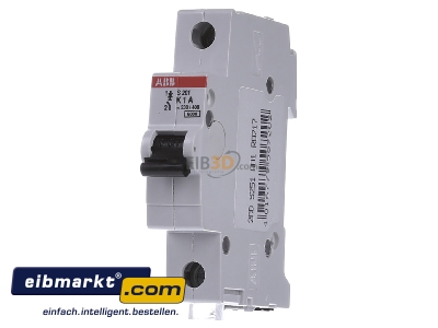 Front view ABB Stotz S&J S 201-K 1 Miniature circuit breaker 1-p K1A
