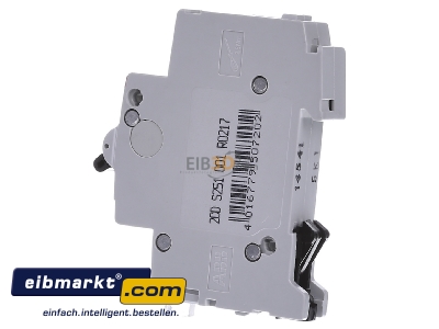 View on the right ABB Stotz S&J S 201-K 1 Miniature circuit breaker 1-p K1A
