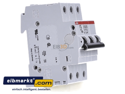 Ansicht links ABB Stotz S&J S 203-K 4 Sicherungsautomat K,6kA,4A,3P 