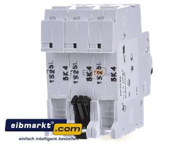 Back view ABB Stotz S&J S 203-K 4 Miniature circuit breaker 3-p K4A - 
