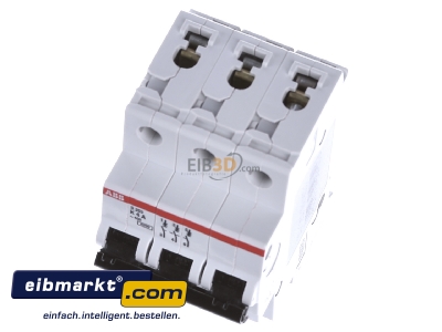 View up front ABB Stotz S&J S 203-K 4 Miniature circuit breaker 3-p K4A - 
