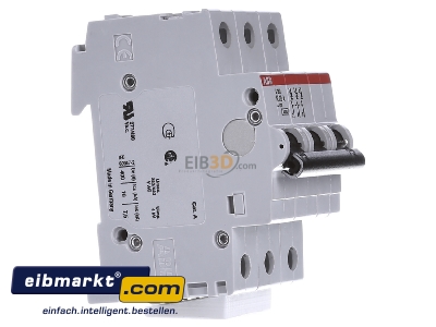 View on the left ABB Stotz S&J S 203-K 20 Miniature circuit breaker 3-p K20A 
