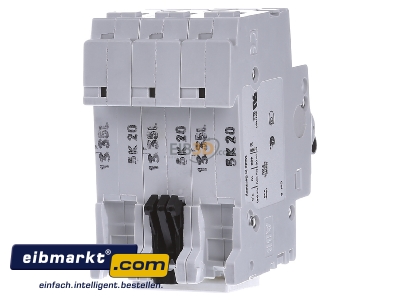 Back view ABB Stotz S&J S 203-K 20 Miniature circuit breaker 3-p K20A 
