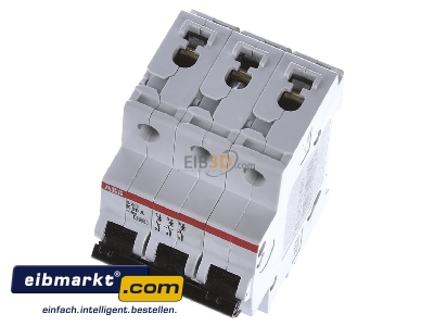 Ansicht oben vorne ABB Stotz S&J S 203-K 20 Sicherungsautomat K,6kA,20A,3P 
