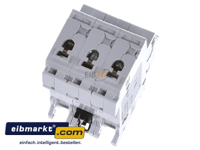 Ansicht oben hinten ABB Stotz S&J S 203-K 20 Sicherungsautomat K,6kA,20A,3P 