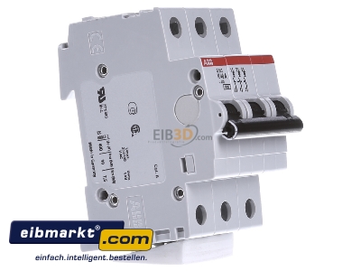 Ansicht links ABB Stotz S&J S 203-K 40 Sicherungsautomat K,6kA,40A,3P 