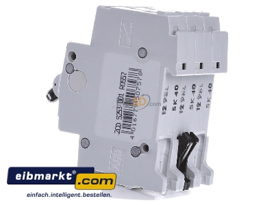 Ansicht rechts ABB Stotz S&J S 203-K 40 Sicherungsautomat K,6kA,40A,3P 