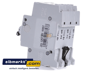 View on the right ABB Stotz S&J S 203-K 40 Miniature circuit breaker 3-p K40A - 
