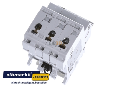 Ansicht oben hinten ABB Stotz S&J S 203-K 40 Sicherungsautomat K,6kA,40A,3P 