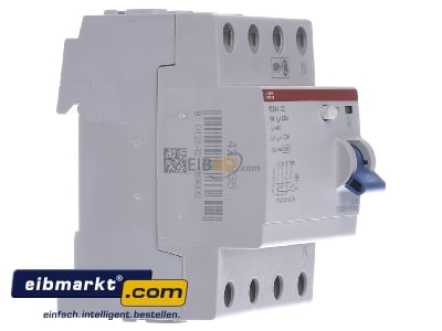 View on the left ABB Stotz S&J F 204A-63/0,03 Residual current breaker 4-p 63/0,03A
