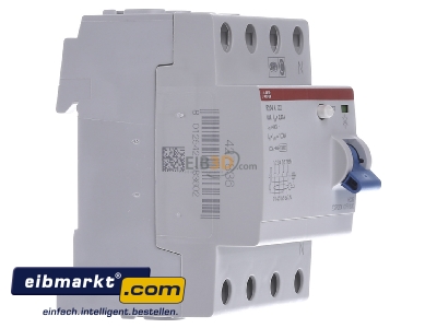 Ansicht links ABB Stotz S&J F 204A-63/0,03 FI-Schutzschalter pro M Compact 