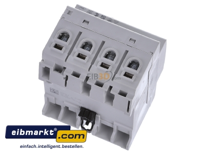 Top rear view ABB Stotz S&J F 204A-63/0,3 Residual current breaker 4-p 63/0,3A
