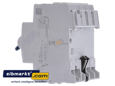 View on the right ABB Stotz S&J F204A-40/0,03AP-R Residual current breaker 4-p 40/0,03A
