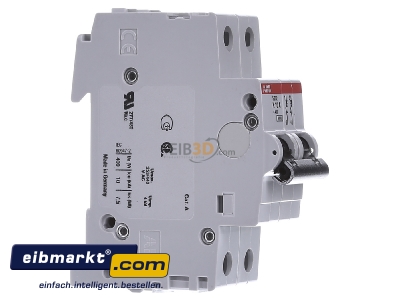 View on the left ABB Stotz S&J S 202-K 10 Miniature circuit breaker 2-p K10A
