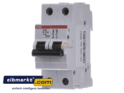 Frontansicht ABB Stotz S&J S 202-K 16 Sicherungsautomat pro M Compact 