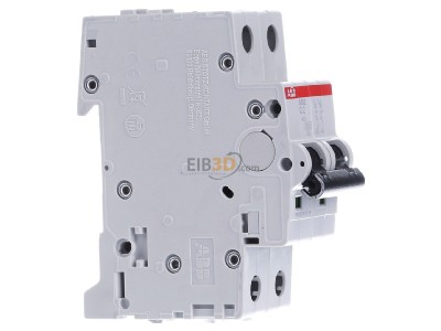 Ansicht links ABB S202-C2 Sicherungsautomat 6kA 2A C 2p 