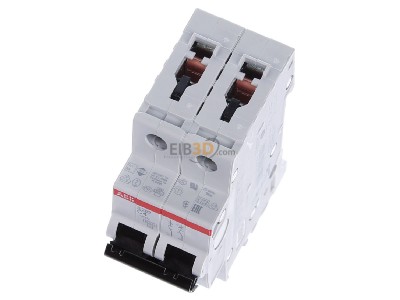 View up front ABB S202-C4 Miniature circuit breaker 2-p C4A 
