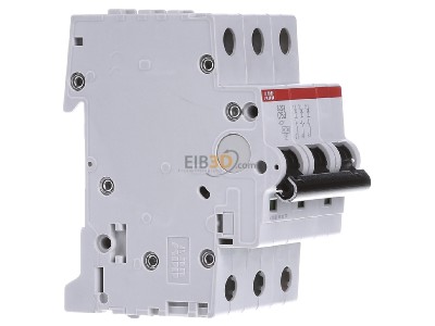 View on the left ABB S203-C63 Miniature circuit breaker 3-p C63A 
