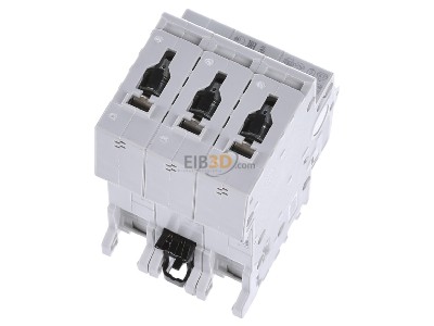 Top rear view ABB S203-C63 Miniature circuit breaker 3-p C63A 
