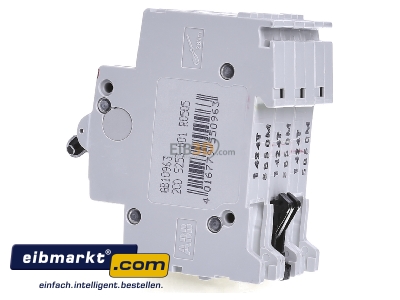 View on the right ABB Stotz S&J S 203-B 50 Miniature circuit breaker 3-p B50A - 
