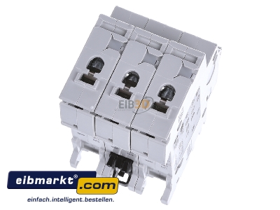 Top rear view ABB Stotz S&J S 203-B 50 Miniature circuit breaker 3-p B50A - 
