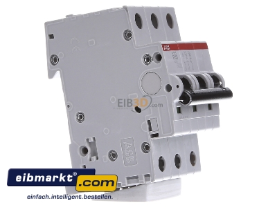 Ansicht links ABB Stotz S&J S203-B63 Sicherungsautomat B,6kA,63A,3P 