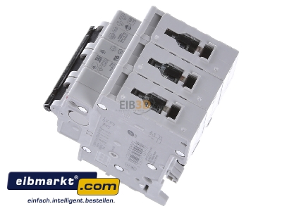 Ansicht oben rechts ABB Stotz S&J S203-B63 Sicherungsautomat B,6kA,63A,3P 