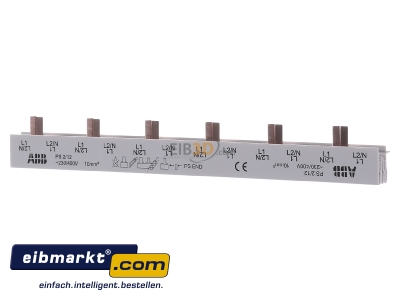 Frontansicht ABB Stotz S&J PS 2/12 Sammelschiene pro M Compact 