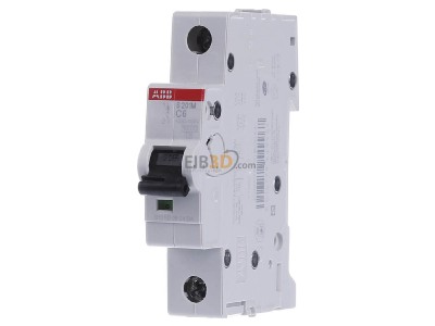 Front view ABB S201M-C6 Miniature circuit breaker 1-p C6A 
