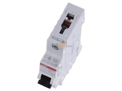 View up front ABB S201M-C6 Miniature circuit breaker 1-p C6A 
