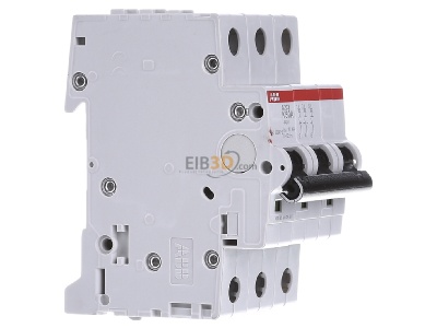 Ansicht links ABB S203-K50 Sicherungsautomat K,6kA,50A,3P 