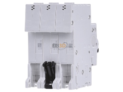 Back view ABB S203-K50 Miniature circuit breaker 3-p K50A 
