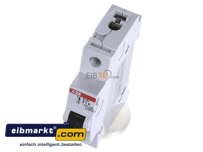Ansicht oben vorne ABB Stotz S&J S 201-Z 1 Sicherungsautomat 6kA 1A Z 1p 