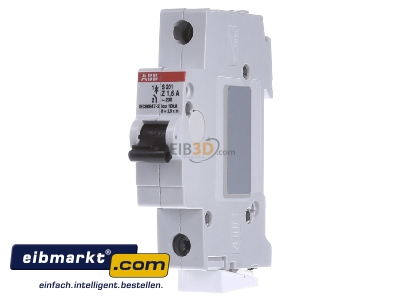 Frontansicht ABB Stotz S&J S 201-Z 1,6 Sicherungsautomat 6kA 1,6A Z 1p 