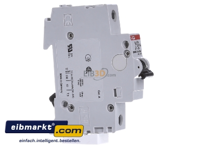 Ansicht links ABB Stotz S&J S 201-Z 1,6 Sicherungsautomat 6kA 1,6A Z 1p 