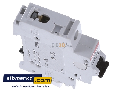 Ansicht oben links ABB Stotz S&J S 201-Z 1,6 Sicherungsautomat 6kA 1,6A Z 1p 