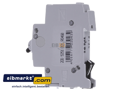 Ansicht rechts ABB Stotz S&J S 201-Z 16 Sicherungsautomat 6kA 16A Z 1p 