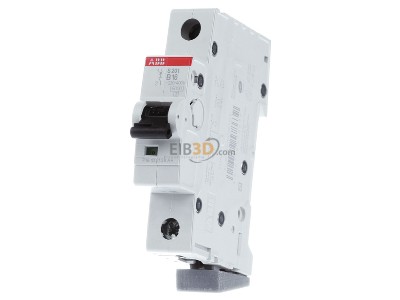 Front view ABB S201-B16 f.ZE Automatic circuit breaker 16A B 1p, S 201-B 16 fzE

