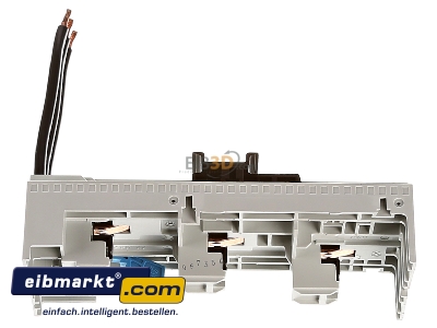 Ansicht oben hinten Whner 32 457 Sammelschienenadapter m.1 Tragschiene,63A 