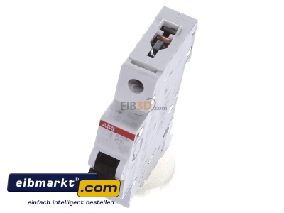 Ansicht oben vorne ABB Stotz S&J S 201 M-B 10 Sicherungsautomat 10kA 10A B 1p 