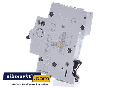 View on the right ABB Stotz S&J S 201 M-B 16 Miniature circuit breaker 1-p B16A - 
