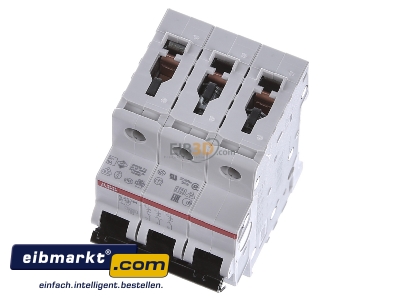 Ansicht oben vorne ABB Stotz S&J S 203 M-B 16 Sicherungsautomat 10kA 16A B 3p 