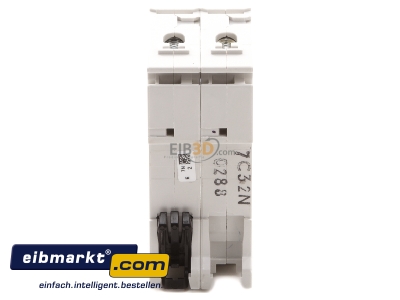 Top rear view Miniature circuit breaker 1-p C32A S 201 M-C 32 NA ABB Stotz S&J S 201 M-C 32 NA
