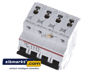 Ansicht oben vorne ABB Stotz S&J S203-C32NA Sicherungsautomat 6kA 32A C 3p+N (4p) 