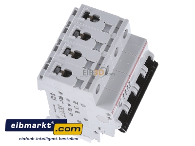 Ansicht oben links ABB Stotz S&J S203-C32NA Sicherungsautomat 6kA 32A C 3p+N (4p) 